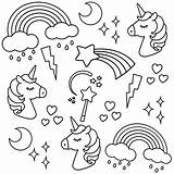 Unicorn Colorear Unicornios Unicornio Unicorns Mermaid Mombooks Colorear24 Buster Desenho Plantillas Garabateados Doodle Divertidos sketch template