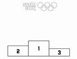 Podium Medal Olympics Athletes Sochi2014 Dropbox sketch template