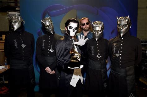 swedish band ghost were the talk of the grammys with their unique look the huffington post