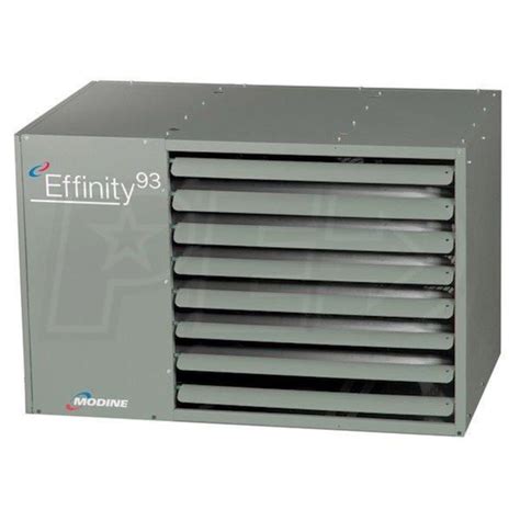 modine ptcas effinity  btu high efficiency unit heater ng  thermal