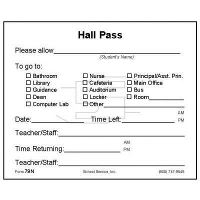 pin  hall passes