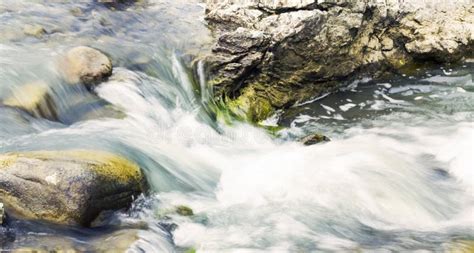 fast flowing water  rocks stock image image  rocks welsh
