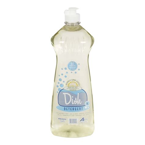 vancouver   natural  biodegradable dish liquid natural lemon scent stongs market