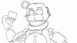 Freddy Coloring Fnaf Pages Golden Bonnie Toy Withered Drawing Chica Mangle Aphmau Nightmare Foxy Nights Five Fazbear Printable Color Drawings sketch template