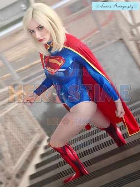 the new 52 supergirl printing female superhero cosplay costume with cape