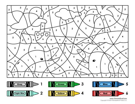 color  numbers  tims printables