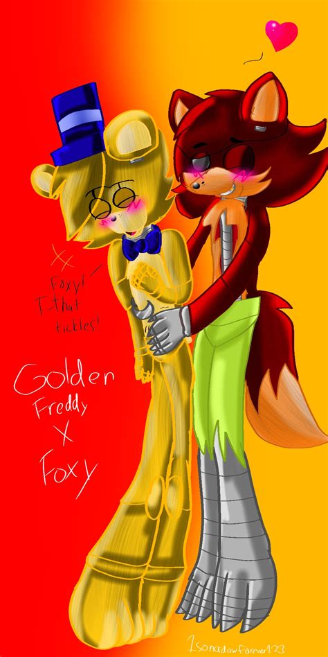 Golden Freddy X Foxy By Mobian Gamer On Deviantart