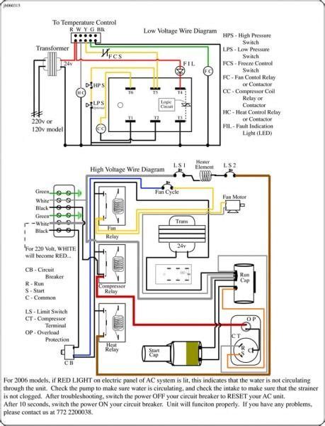 wiring diagram   air conditioner  heating system    controls