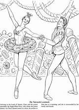 Ballets Coloriage Danse Ballerina Sheets Dover Nutcracker Ballerines Doverpublications Balletforadults sketch template