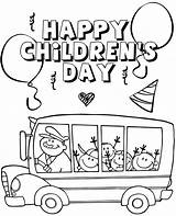 Coloring Happy Children Greeting Childrens Pages Printable Card Cards Kids Print Topcoloringpages School sketch template