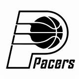 Pacers Logo Indiana Stencils Nba Stencil sketch template