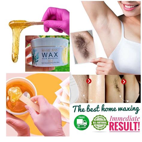 {ready Stock} Hot Wax With Waxing Kit For Hair Removal Shopee Malaysia