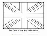 Coloring Flag Pages England British Flags Jack London Template Union Worksheet Britain Colouring Education Worksheets Printable Note English Colors Values sketch template