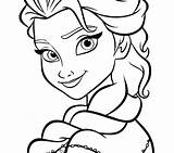 Coloring Elsa Characters Pages Frozen Printable Drawing Kids Cartoon Disney Templates Princess Anna Blank Constitution Colouring Children Christmas Walt Color sketch template