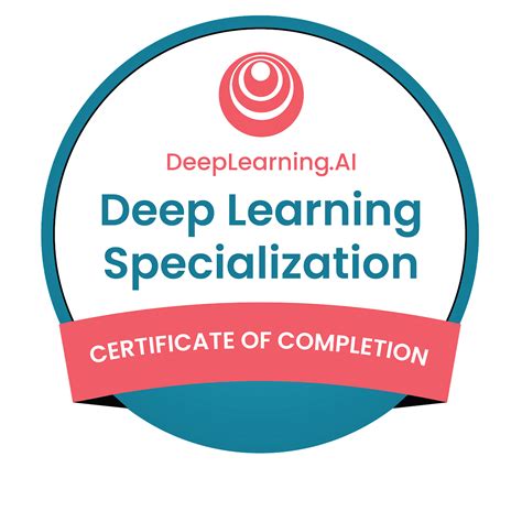 deep learning specialization credly