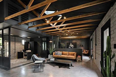 modern loft style home  tempe arizona knob modern design
