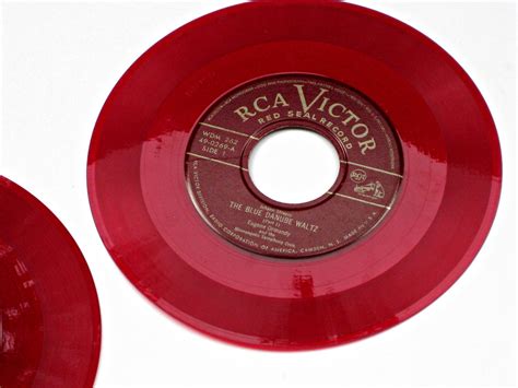 Rca Victor Red Seal Red Vinyl Records Set Of 2 Strauss