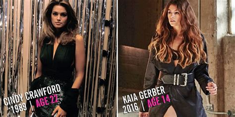 Cindy Crawford S 14 Year Old Daughter Kaia Gerber Stars In Really Sexy
