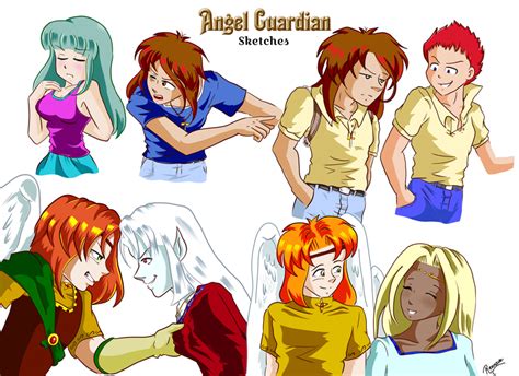Angel Guardian Sketches Random By Reenave On Deviantart