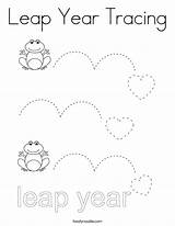 Coloring Leap Year Tracing Built California Usa sketch template
