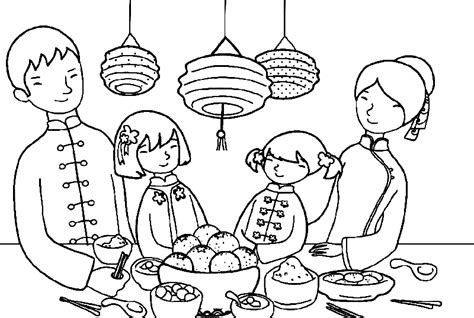mid autumn festival coloring page  printable coloring pages