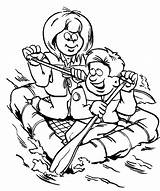 Coloring Pages Scouting Boy Exploring River Scouts Lifeboats Activity Color Tocolor sketch template