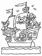 Piraten Kleurplaat Piraat Knutselpagina Kleurplaten Piratenboot Piratenschip Knutselen Piet Zoeken Eens Printen Basteln Pirates Kinderen Aktivitäten Colouring Plastique Fou Tulamama sketch template
