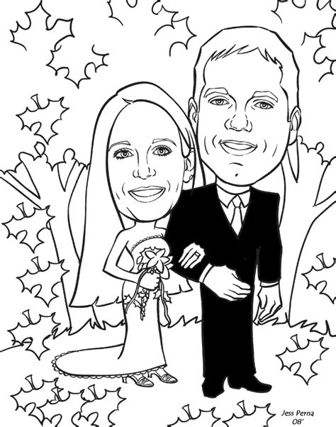 wedding anniversary coloring page coloring pages
