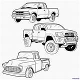 Coloring Truck Pages Lifted Chevy Color Printable Getcolorings sketch template