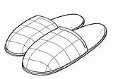 Draw Slippers Htdraw sketch template