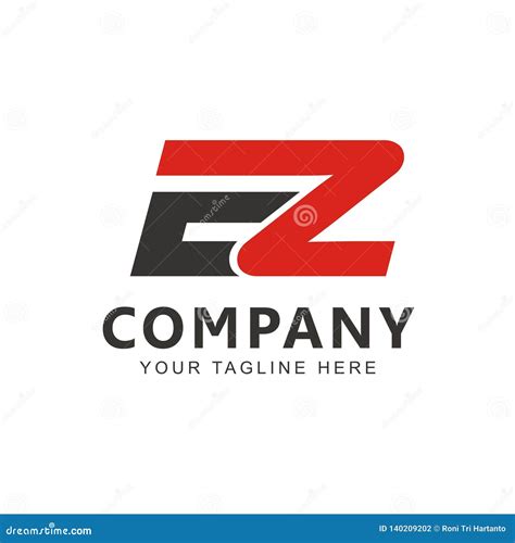 initial ez logo design inspiration vector stock vector illustration  business font