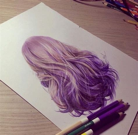 Draw Drawing Girl Hair Paint Painting Pencils