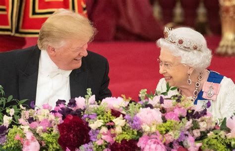 president trump   chummy july  chat   queen   calls  world leaders