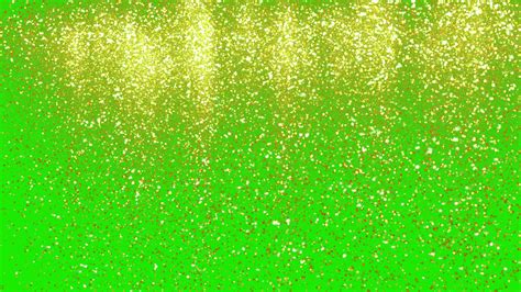 gold glitter powder rain  animation  green screen key festive