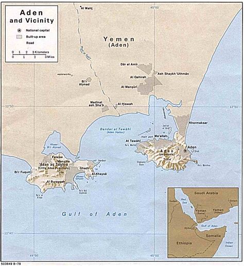 maps  yemen