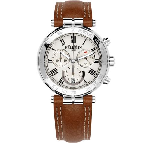 buy herbelin newport chronograph men s watch time watch specialists