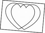 Pages Coloring Heart sketch template