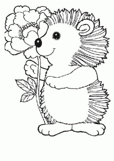 easy printable easy animal coloring pages
