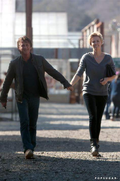 charlize theron and sean penn hold hands in san francisco