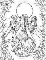 Mystical Fenech Fairies Mythical Selina Elves Myth Colouring Elfen Erwachsene Print Feen Visiter Everfreecoloring Enchanted Ausmalen Forests Zeichnen sketch template