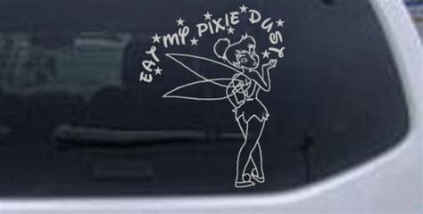 rad dezigns tinkerbell eat my pixie dust cartoons car