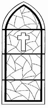 Colouring Stainglass Cross 4catholiceducators sketch template