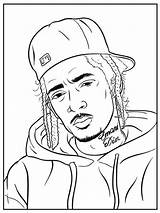 Rap Nipsey Hussle Dope Rapper Rappers Coloring4free Cube Ice Tupac Juxtapoz sketch template