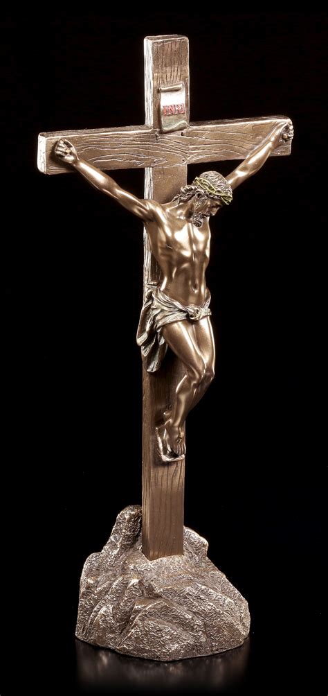 kruzifix mit fels jesus  kreuz veronese wwwfiguren shopde