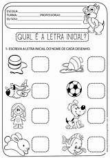 Inicial Atividade Pronta Alfabetização Pré Ejercicios Silabas Educação Pinte Alfabeto Postagem sketch template