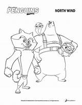 Madagascar Coloring Pages Penguins Printable Activity Sheets Penguin Activities Giveaway North Dvd Popular Color Print Coloringhome Dreamworks sketch template