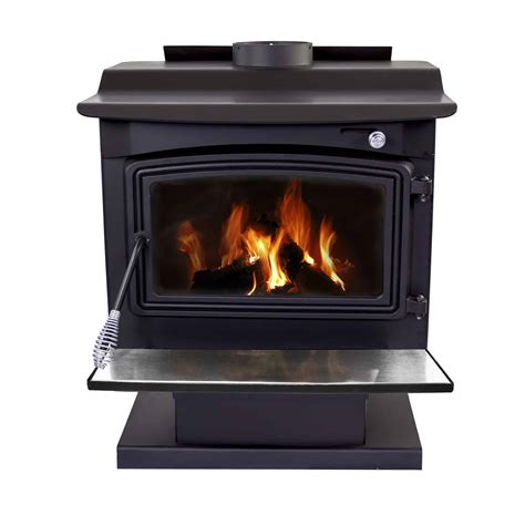 pleasant hearth  sq ft large wood burning stove fireplacesscom