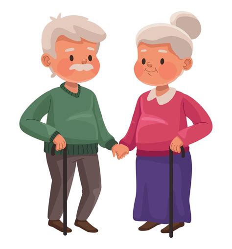 grandparents vector art icons  graphics