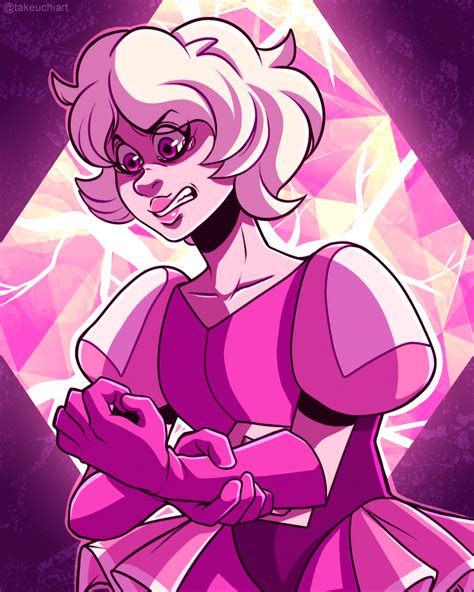 Takeuchi S Art Pink Diamond Steven Universe Universe Art Art