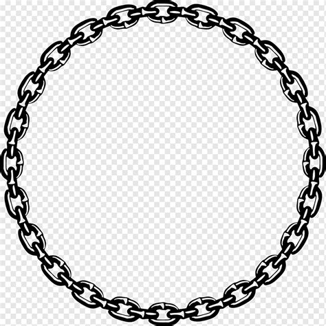 chain circle frame bracelet technic circle frame png pngwing